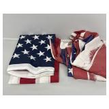USA Flag Embroidered Flag
