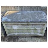 Plastic Outdoor Storage Tote(has damage)