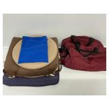 Chair Cushions (3) American Tourister Maroon
