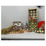 Christmas Ornaments, Garland, Tray,