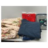 Floral Comforter, Serta King Heated Plush, Throw
