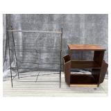 Art Deco Table and Shoe Rack