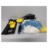 12V Tire Inflator, Master Lock, Microfiber Clothes