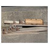 Small Wooden Shelf with Wooden Boards