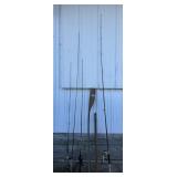Fishing Poles (5) Fishing Pole Protector (2)