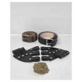 Leather Belts, Leather Sword Frogs(2), Dallas
