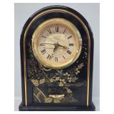 Japanese Yamanaka Mantel Clock Floral Design