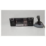 Sony Am/FM Radio, Logitech Joystick