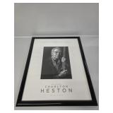 NRA  President Charlton Heston Framed Print