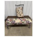 Floral Bench, Coffee Table