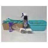 9 Pair Rugged Nitrile Gloves 12In, Hot Shot Spray