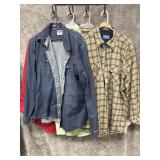 Menï¿½s Flannel and Dress Shirts (10)