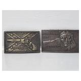Jesse James Belt Buckle, Geronimo Belt Buckle
