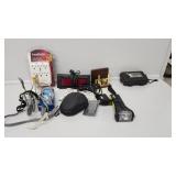 Surge Master 6 Outlet, Alarm Clock, Flashlight,
