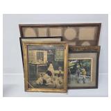 Framed Artwork, Picture Frames (2)