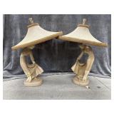 Reglor of California Chalkware Table Lamp