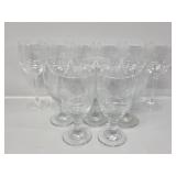 Clear Wine Glasses & Water Goblet