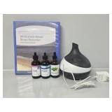 Grey & White Essentail Oil Diffuser W/Oil