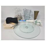 Glass Pitchers, Glass Lazy Susan,Shelf Liner