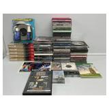 Music CDs (84) Maxell Video Cassette 6 Hour