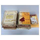 Vintage Music Sheet Books