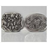 Floral Belt Buckle, Western Saddle Belt Buckle