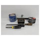 Blue Tape, Flat Head Screwdrivers