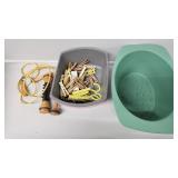 Clothes Pins, jump Rope, Wooden Massager, Wash