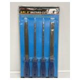 4-Pc 8" Steel Files & Pneumatic Gravity Feed