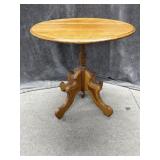 Oval Oak Parlor Table