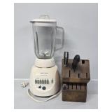 10 Speed Blender, Knife Black W/Knives