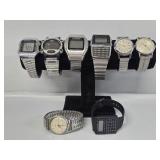 Silver Tone Mens Watches