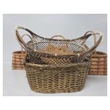 Assorted Wicker Baskets (7)