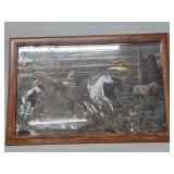 Framed Artwork Print "Spirited Horses"