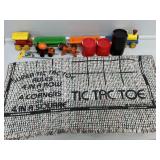 Tic Tac Toe and Checkers Board, Checkers,1992