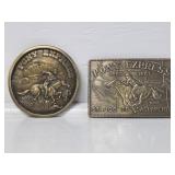 Pony Express Belt Buckles(2)