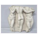 Resin Wall Relief Sculpture "Three Graces"