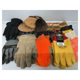 Winter, Work Gloves and Mittens, Earflap Brown