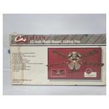 Cimarron 52In Flush Mount Ceiling Fan W/Lights NIB