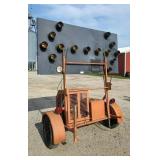 Construction Directional Road Sign