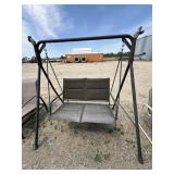 Gray 2 Seat Sling Patio Swing