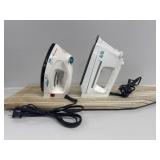Irons, and Short Ironing Board