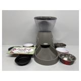 Automatic Dog Feeder, Portable Dog Bowls (2) Dog