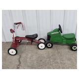 Radio Flyer Kids Ride on Toy, John Deere Plastic