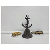 Cast Iron Anchor Bell, Fishing Lures, Fishing