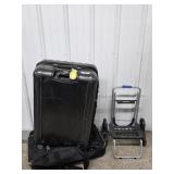 Hard Shell Suitcase, Caddy Mover