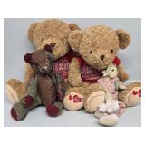 Large Stuffed Bears(2), Stuffed Rabbit,