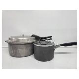 Mirro Pressure Cooker, Calphalon Pot with Lid