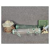 Ceramic Bird Figurine, Bird Feeders (3)