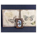 Capodimonte Porcelain Floral Wall Plaque,